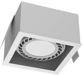 Brosline 3273 - Oprawa sufitowa CAGE 1xGU10/18W/230V biała