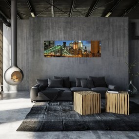 Obraz - Most z Nowym Jorkiem (170x50 cm)