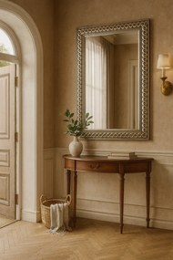 Srebrne lustro w rzeźbionej ramie C8-H91