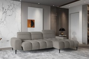 Narożnik GIANO S układ L Prawostronny z elektryczną regulacją siedziska w ktaninie AUSTIN 04 WERSAL