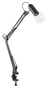 JUST LIGHT. 14773-18 - Lampa stołowa z klipsem TURN ME 1xE27/60W/230V czarne