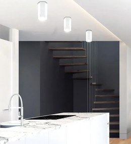 Biała minimalistyczna lampa sufitowa - D257-Olfa