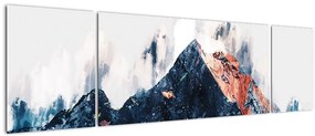Obraz - Abstrakcyjna góra (170x50 cm)