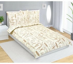 Bellatex Pościel flanelowa Trzcina, 140 x 200 cm, 70 x 90 cm