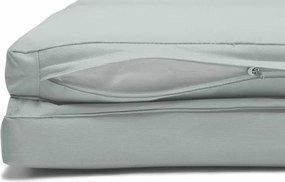 Zestaw 2 sztuk poduszek ogrodowych na leżaki - jasnoszary