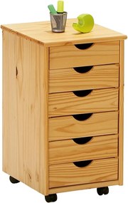 Kontenerek pod biurko dziecięce NILS sosna