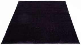 Dywan pluszowy Catwalk czarny 60 cm x 100 cm