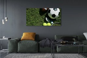 Obraz drukowany na płótnie Sportowy Zestaw Do Tenisa