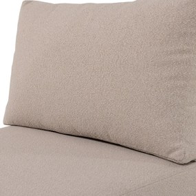 Brązowy metalowo-tapicerowany fotel ogrodowy Bear – WOOOD