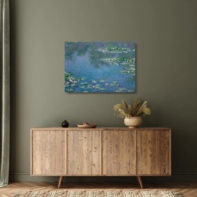 Obraz na szkle - Claude Monet, Water Lilies, reprodukcje (70x50 cm)