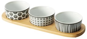 Miseczki na przekąski BOHEMIA, porcelana, 3 sztuki