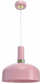 Lampa wisząca MALMO PINK 1xE27, różowa, pojedyncza,