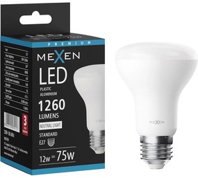 Mexen Nova żarówka LED E27, R63, 12W, Neutralna - 4000K, 1260 lm - L104-E27-1240-01