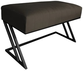 Ławka ZETA LOFT MG05 pufa podnóżek metal