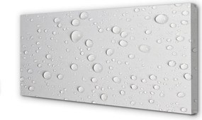 Obraz na płótnie Krystaliczne Krople w Zbliżeniu