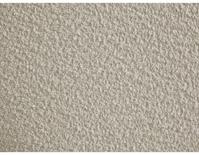 Beżowy podnóżek z materiału bouclé Tina – Bobochic Paris