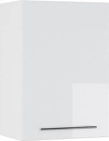 Szafka ścienna biały wysoki połysk 50x34.1x72 fame-line