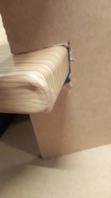 Doppler EXPERT WOOD antracyt - gastro stół aluminiowy 90x90x75cm - Towar z drobną wadą (N519)