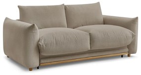 Beżowa rozkładana sofa 214 cm Ernest – Bobochic Paris