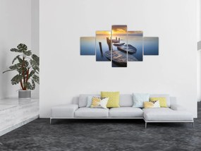 Obraz - Kamienne molo (125x70 cm)