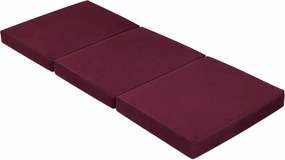 Materac 180/60 + Torba składany turystyczny tkanina Welur : Kolor tkaniny - VELVET - MG02, Rozmiar - 180/60/6, Typ tkaniny - Velvet