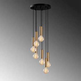 Lampa wisząca Tempo - 6032, brązowa