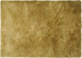 Dywan shaggy LOLLY - Złoty - 160 x 230 cm