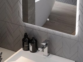 Mexen Sun lustro łazienkowe podświetlane 50 x 70 cm, LED 6000K, antypara - 9807-050-070-611-00