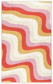 Żółto-różowy dywan odpowiedni do prania 120x180 cm Creamy Raspberry Swirl – Mila Home