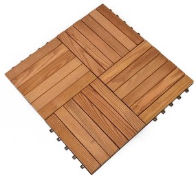 Płytki podłogowe z drewna jesionowego zestaw 6 szt. Rojaplast – Thermowood