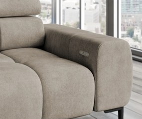 Narożnik PLAZA L Lewostronny w tkaninie Solar 16 WERSAL