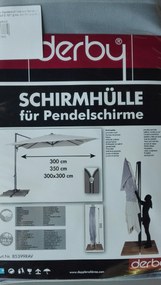Derby Pokrowiec ochronny do parasoli wychylnych do 300, 350 cm i 300 x 300 cm