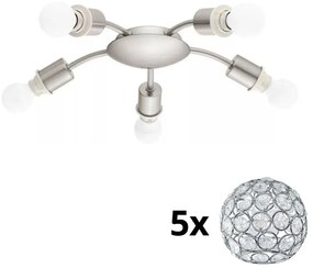 Eglo - LED sufitowe MY CHOICE 5xE14/4W/230V chrom