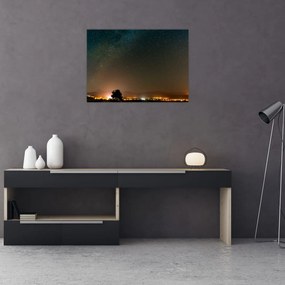 Obraz na szkle - Droga Mleczna (70x50 cm)