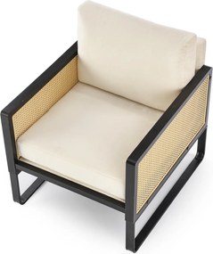 Fotel wypoczynkowy Ilario z plecionką wiedeńską