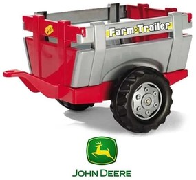 Rolly toys rollytrailer przyczepa do traktora otwiane burty