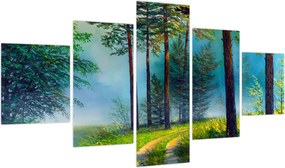 Obraz - Obraz olejny przedstawiający krajobraz (125x70 cm)
