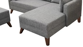 Narożna sofa rozkładana Bella Corner Right 2 Grey
