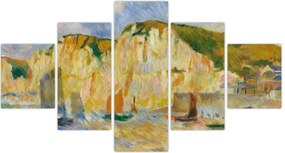Obraz - Auguste Renoir, Sea and Cliffs, reprodukcje (125x70 cm)