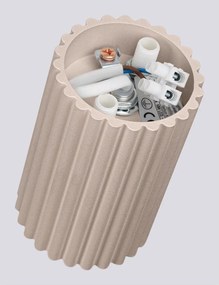 Szarobrązowa metalowa lampa punktowa ø 6,5 cm Gleam – Sollux