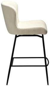 Kremowy tapicerowany hoker (wysokość siedziska 67,5 cm) Glam – DAN-FORM Denmark