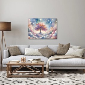 Obraz – Drzewo życia w chmurach (70x50 cm)