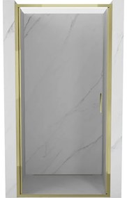 Mexen Exo drzwi prysznicowe uchylne 55 cm, transparent, złote - 817-055-000-50-00
