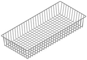 Druciany kosz półkowy do ELEMENT SYSTEM, 800 x 350 mm, szary