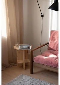 Żółta rozkładana sofa 205 cm Knob – Karup Design