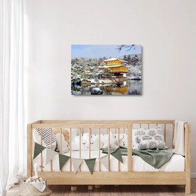 Obraz na szkle - Kinkakuji, Japonia (70x50 cm)