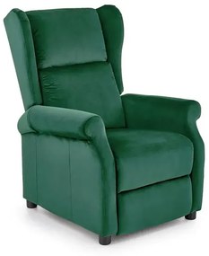 Zielony fotel uszak rozkładany R9-D95