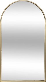 Duże lustro ścienne JOYCE w złotej ramie, 60 x 106 cm