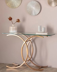 Konsola Chica rose gold 128x40x79cm