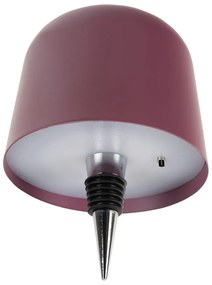 Wrzosowa lampa stołowa LED na butelkę z metalowym kloszem (wysokość 13 cm) Cone Hat LED – Leitmotiv